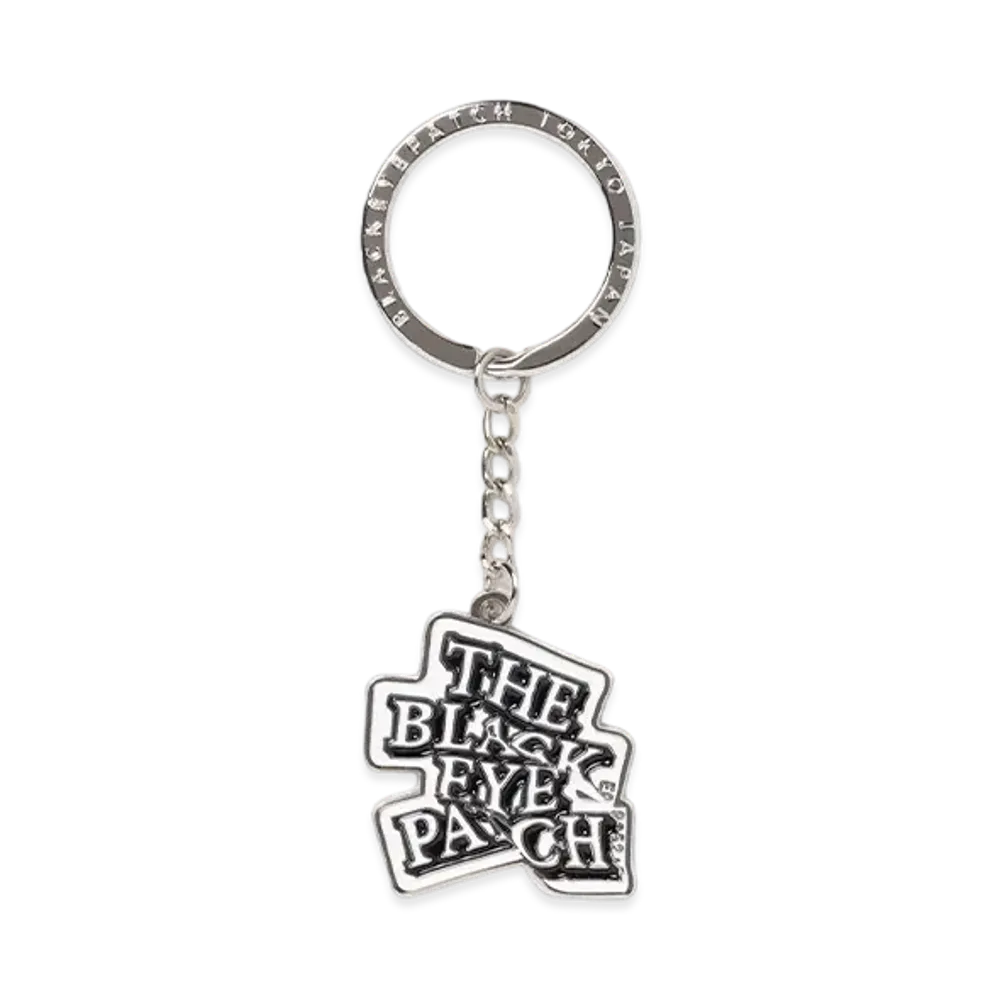 BlackEyePatch Crumpled OG Keychain "Silver"