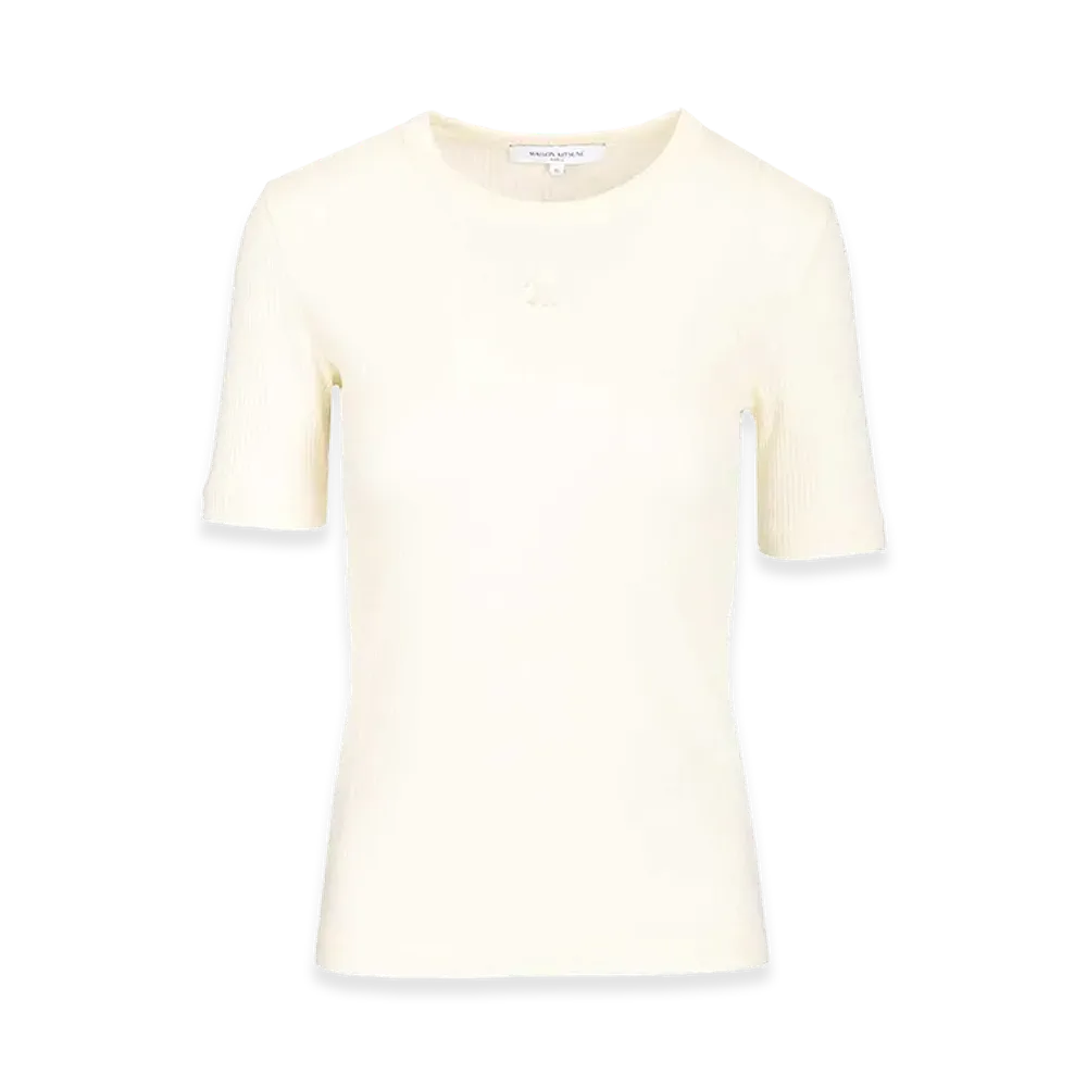 Maison Kitsune Women's "Baby Fox" T-Shirt "White"