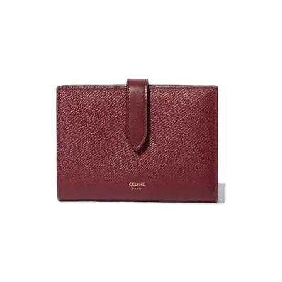 CELINE Medium Strap Wallet "Bordeaux"