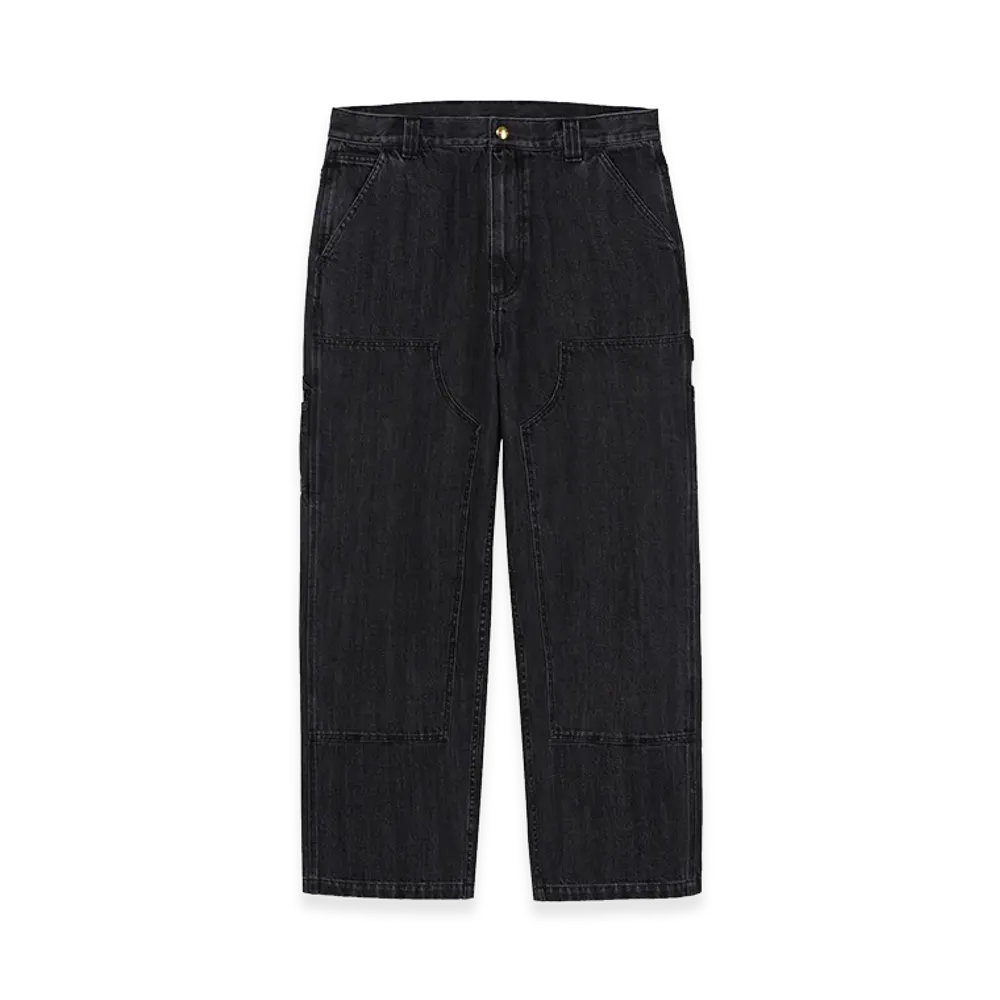 Carhartt WIP Ethan Double Knee Pant "Black/Enzyme Bleach Washed"