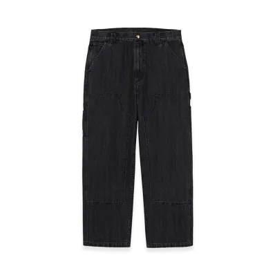 Carhartt WIP Ethan Double Knee Pant "Black/Enzyme Bleach Washed"