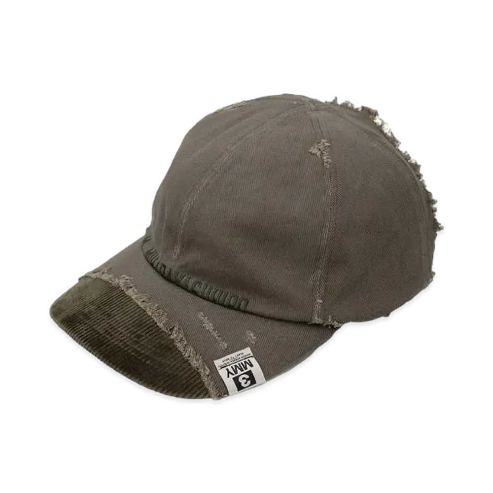 Maison MIHARA YASUHIRO Crushed Detail Cap "Khaki"