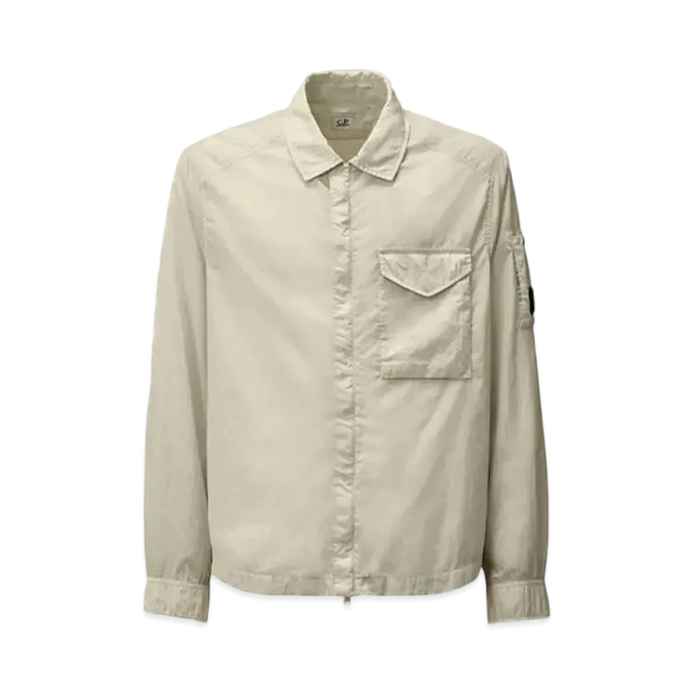 C.P. Company Chrome-R Full Zip Overshirt "Blue Fox Grey"
