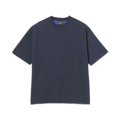 BEAMS Kanoko Jersey Crew Neck "Navy"