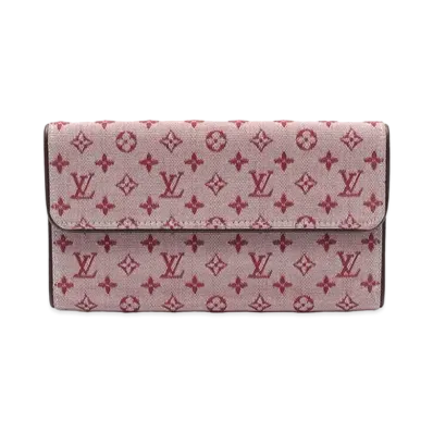 Louis Vuitton Porte Tresor International Monogram Mini "Cerise"