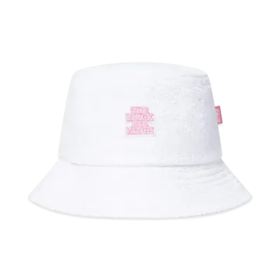 BlackEyePatch OG Label Pile Bucket Hat "White"