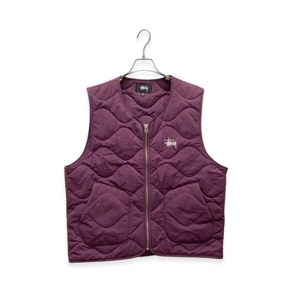 Stussy Recycled Nylon Liner Vest "Purple"