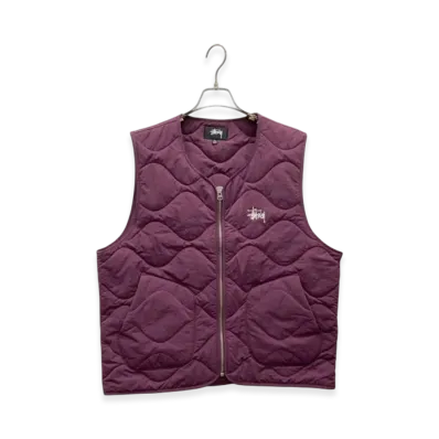 Stussy Recycled Nylon Liner Vest "Purple"