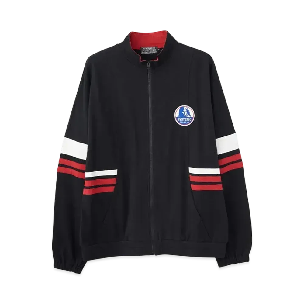 HYSTERIC GLAMOUR Hg Team Logo Track Jacket "Black"
