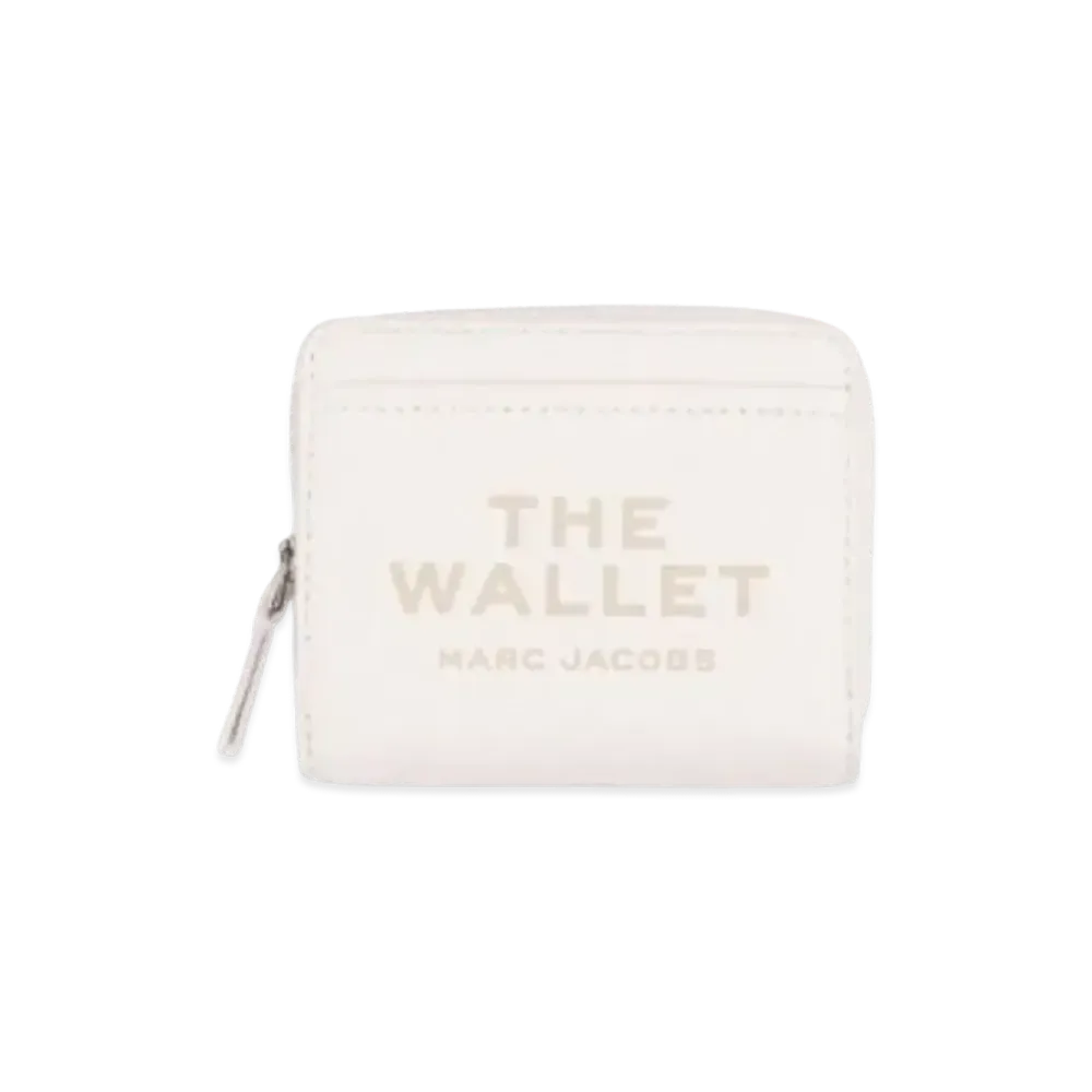 Marc Jacobs The Leather Mini Compact Wallet "Cotton"