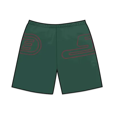 Supreme Big Logo Nylon Short "Green"