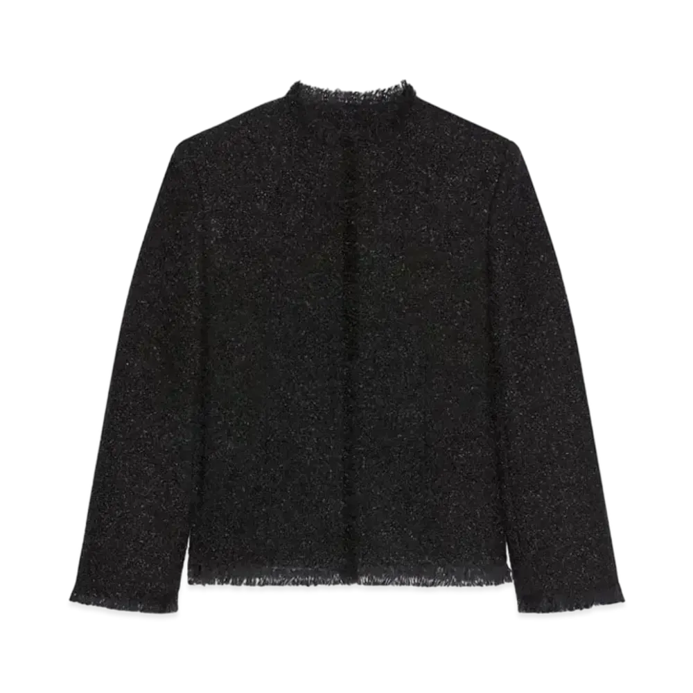 GIVENCHY Jacket In Tweed and Lurex "Black"