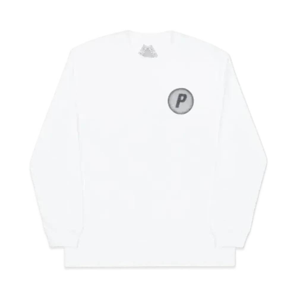 PALACE Pircular Longsleeve "White"