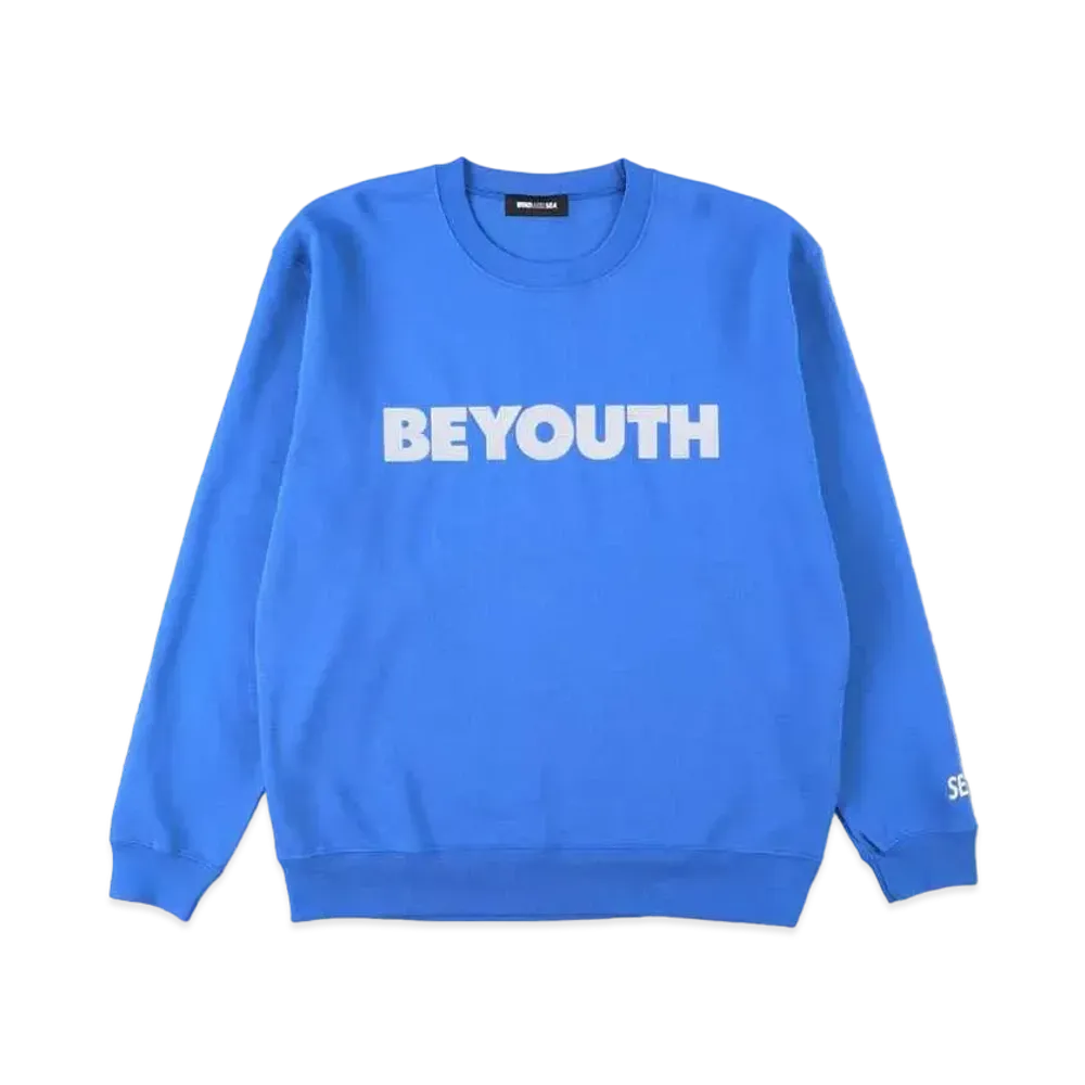 WIND AND SEA BE YOUTH CREW NECK "Blue"