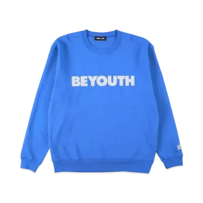 WIND AND SEA BE YOUTH CREW NECK "Blue"