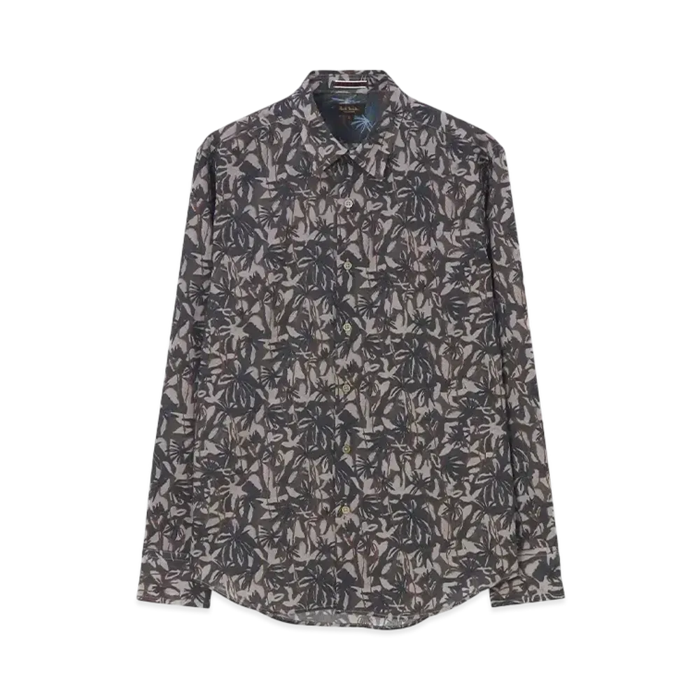 Paul Smith Flower Shadow Print Shirt "Beige"