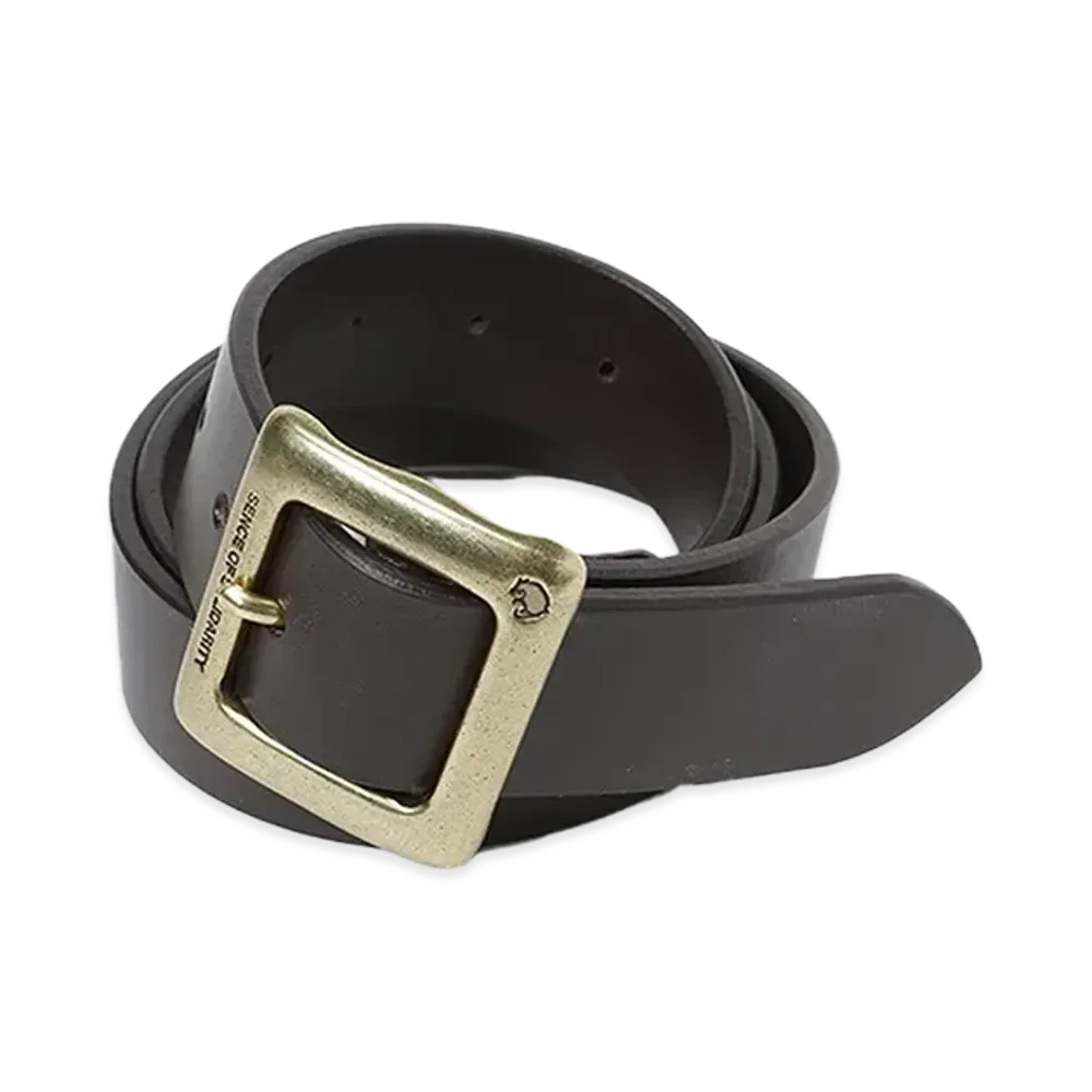 RATS LEATHER BELT "BROWN"