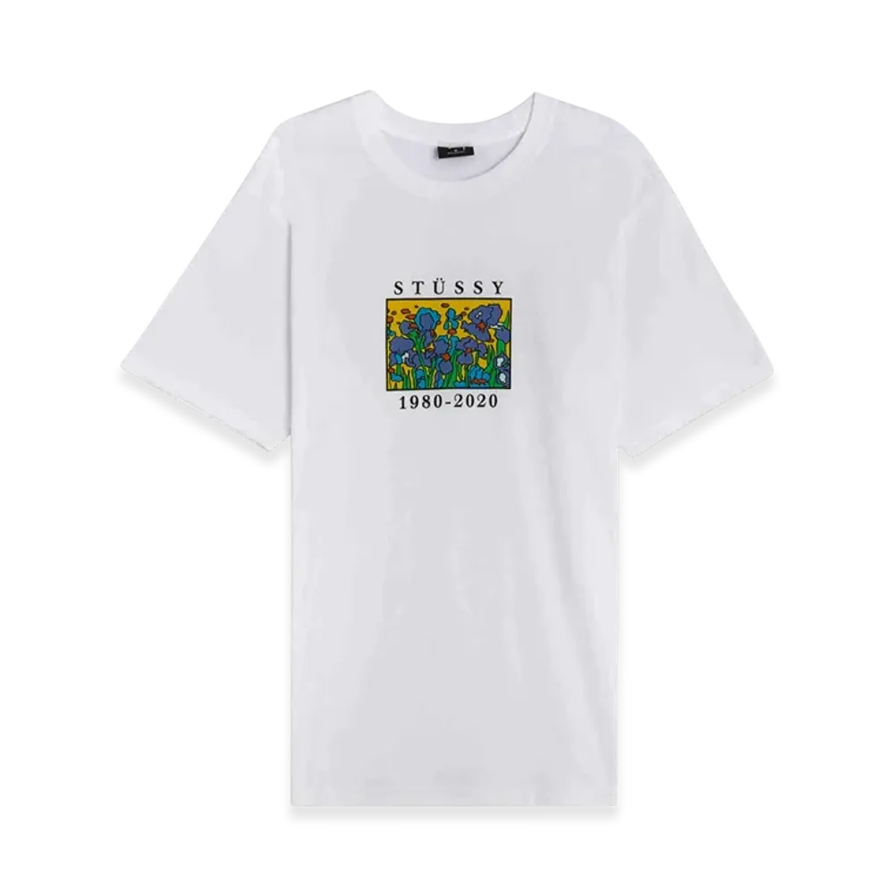Stussy Irises Tee "White"