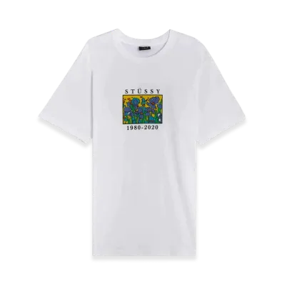 Stussy Irises Tee "White"