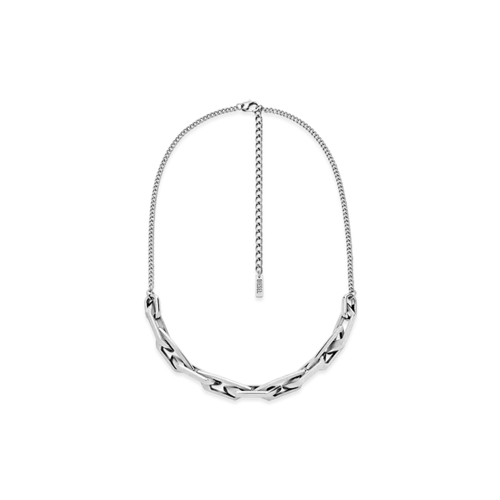 Diesel Dx1578040 Jewel Stainless Steel Chain Necklace "Silver"