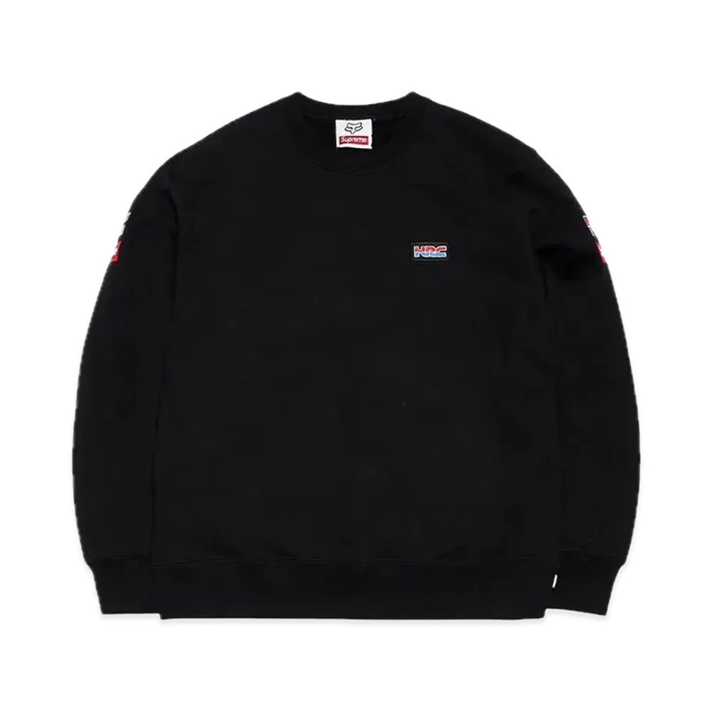 Supreme x Honda x Fox Racing Crewneck "Black"