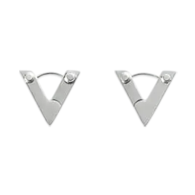 Bottega Veneta Rivet Earrings "Silver"