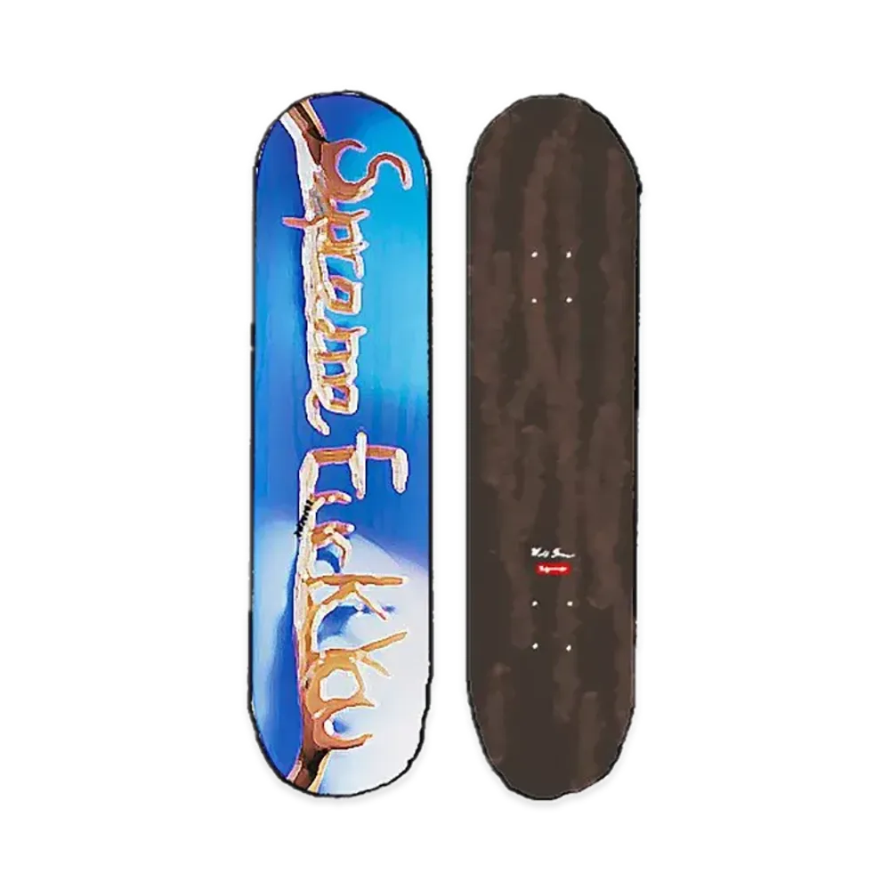 Supreme Fuck You Skateboard "Blue"
