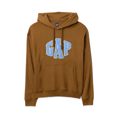 GAP Vintage Soft Oversized Gap Logo Hoodie "Bright Brown"