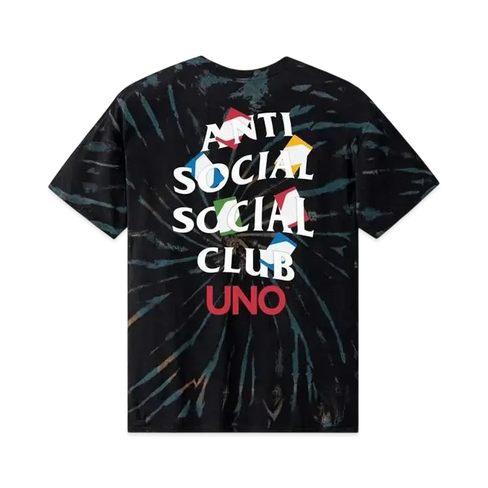 ANTI SOCIAL SOCIAL CLUB x UNO Draw Two Tee "Black Galaxy"
