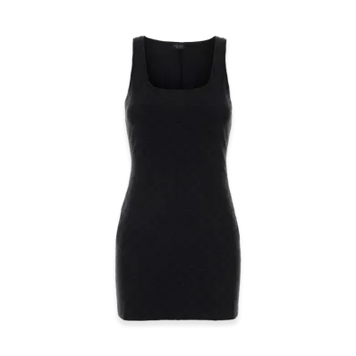 GUCCI Women's GG Jacquard Mini Dress "Black"