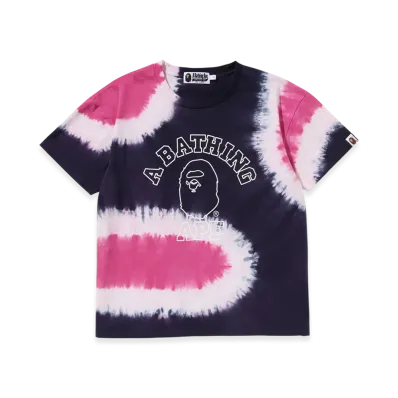 A BATHING APE Hand Dye Wide Tee "Multi"
