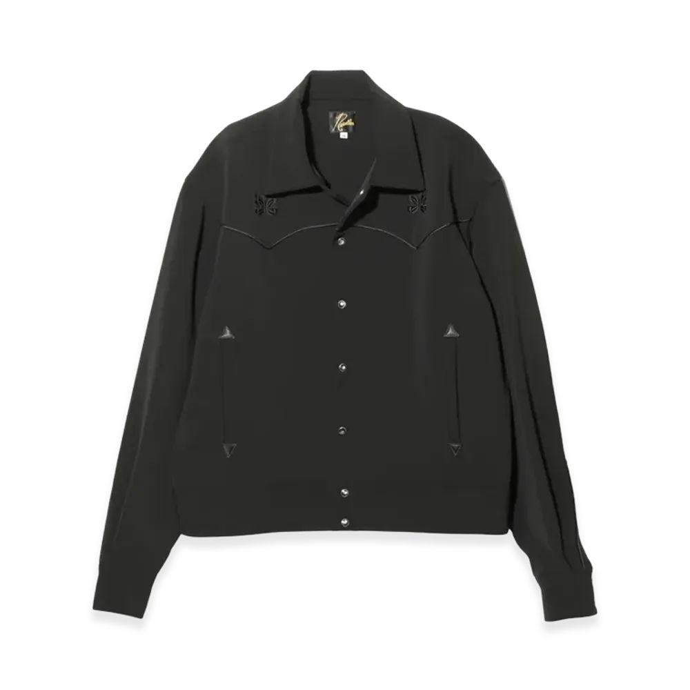NEEDLES PE/PU Double Cloth Piping Cowboy Jacket "Black"
