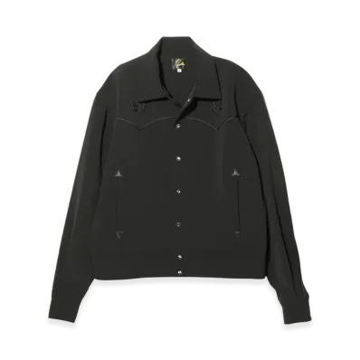 NEEDLES PE/PU Double Cloth Piping Cowboy Jacket "Black"