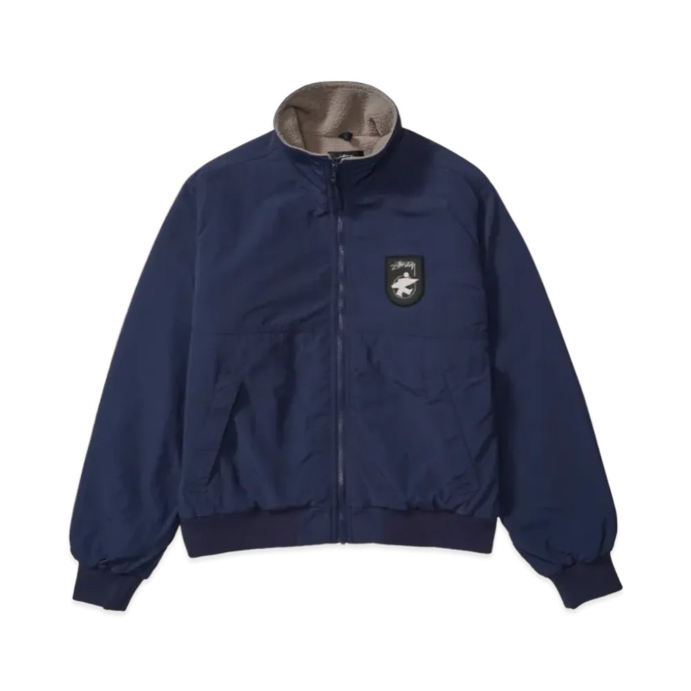 Stussy Polar Fleece Lined Jacket "Navy"