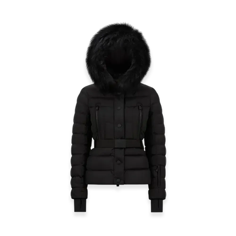 MONCLER Beverley Hooded Down Ski Jacket "Black"
