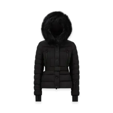 MONCLER Beverley Hooded Down Ski Jacket "Black"