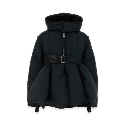 sacai Women's Rip Stop Padded Blouson "Black"