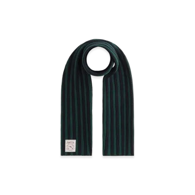 Kithmas Two Tone Chunky Knit Scarf "Stadium"