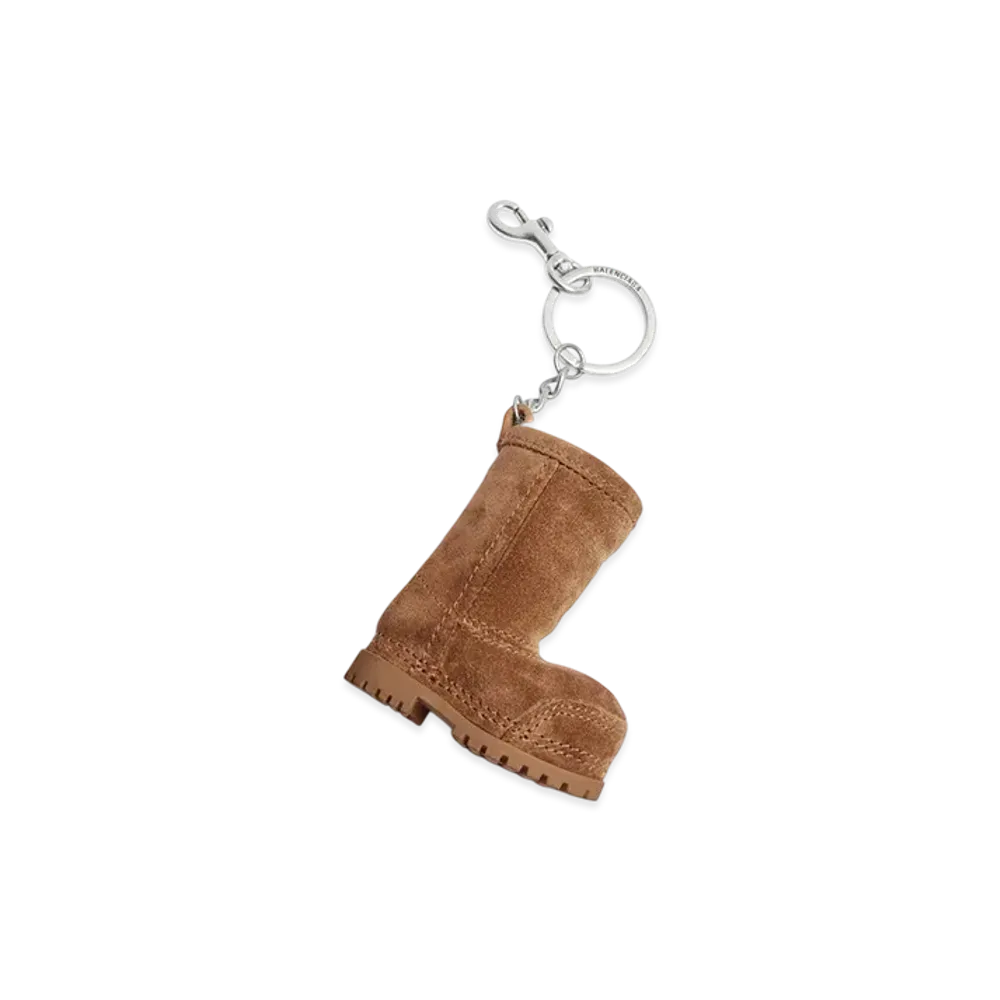 BALENCIAGA Charm/Keyring Mini Alaska Boot "Noce"
