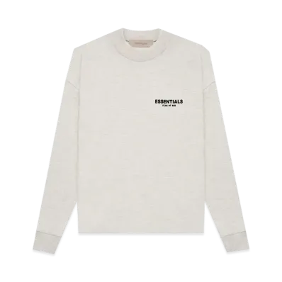 FEAR OF GOD ESSENTIALS L/S Tee "Light Oatmeal"