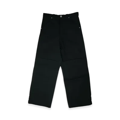 Chrome Hearts Street Sweeper Cross Button Denim Pants "Black"