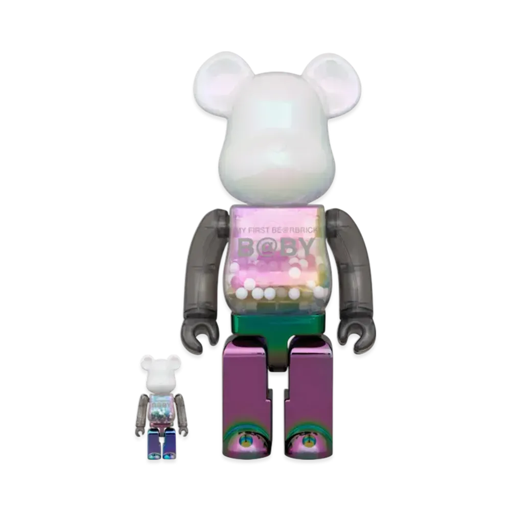 MEDICOM TOY "BEARBRICK" My First Bearbrick Baby Mutant 100% & 400%