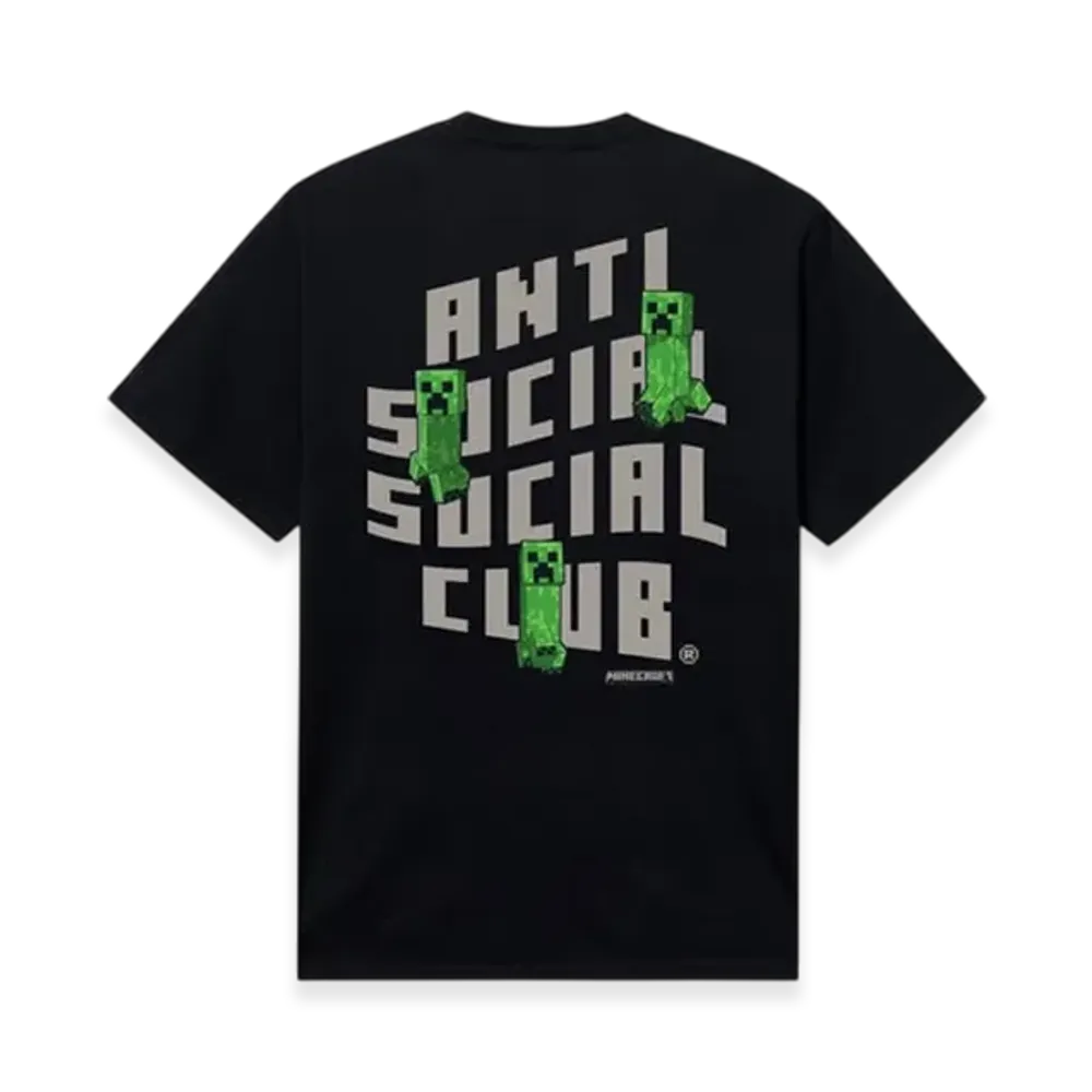 ANTI SOCIAL SOCIAL CLUB x Minecraft Creeper Logo Tee "Black"