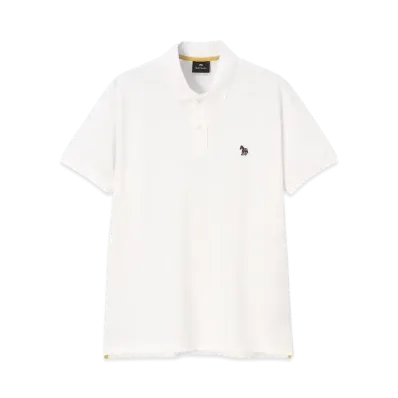 Paul Smith Zebra Patch Polo Shirt "White"