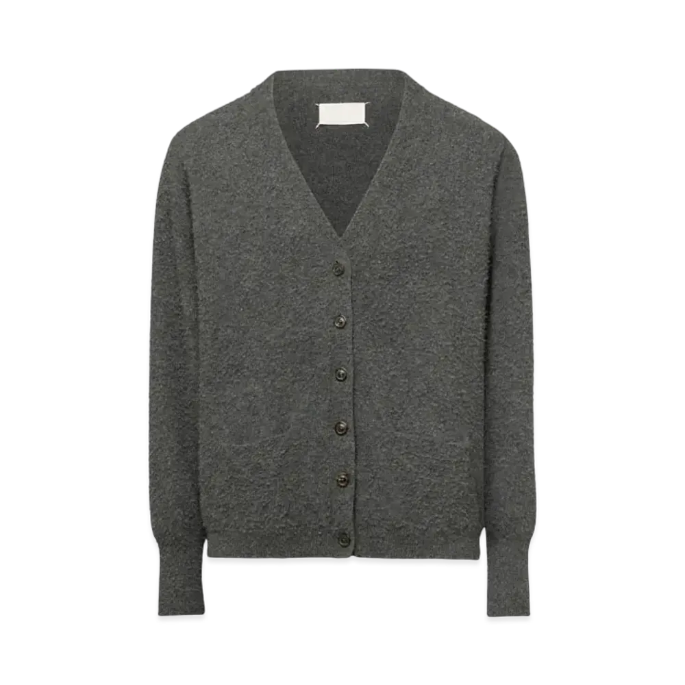Maison Margiela Men's Cashmere Knit Cardigan "Derby Gray"