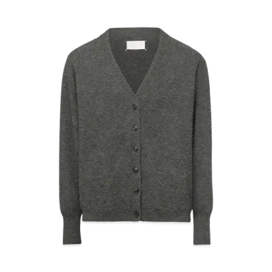 Maison Margiela Men's Cashmere Knit Cardigan "Derby Gray"