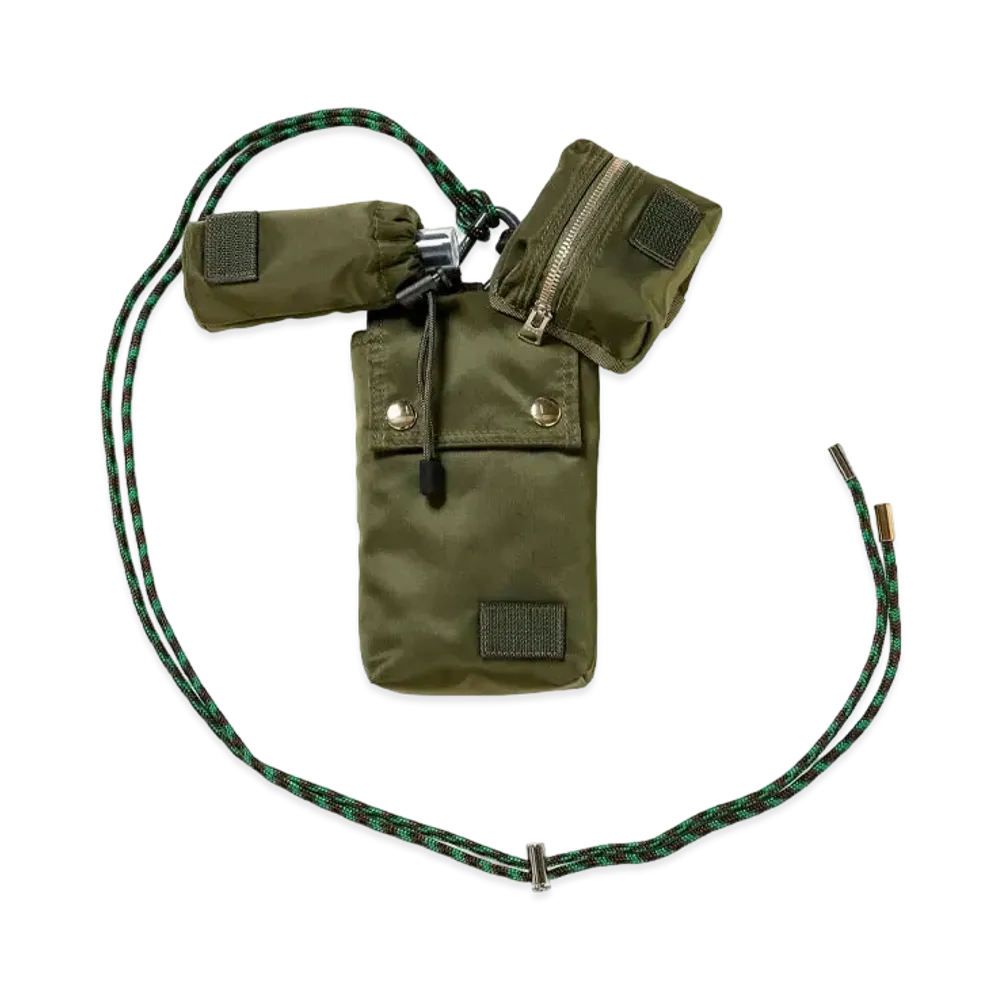 sacai x PORTER Multi Pouch Holder "Khaki"