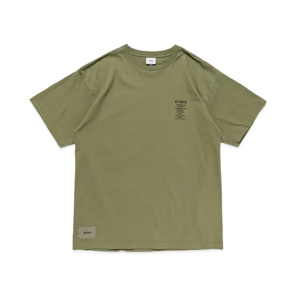 WTAPS Ingredients / Spec / SS / Cotton "Olive Drab"