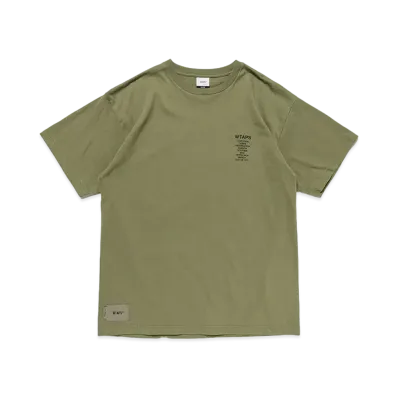 WTAPS Ingredients / Spec / SS / Cotton "Olive Drab"