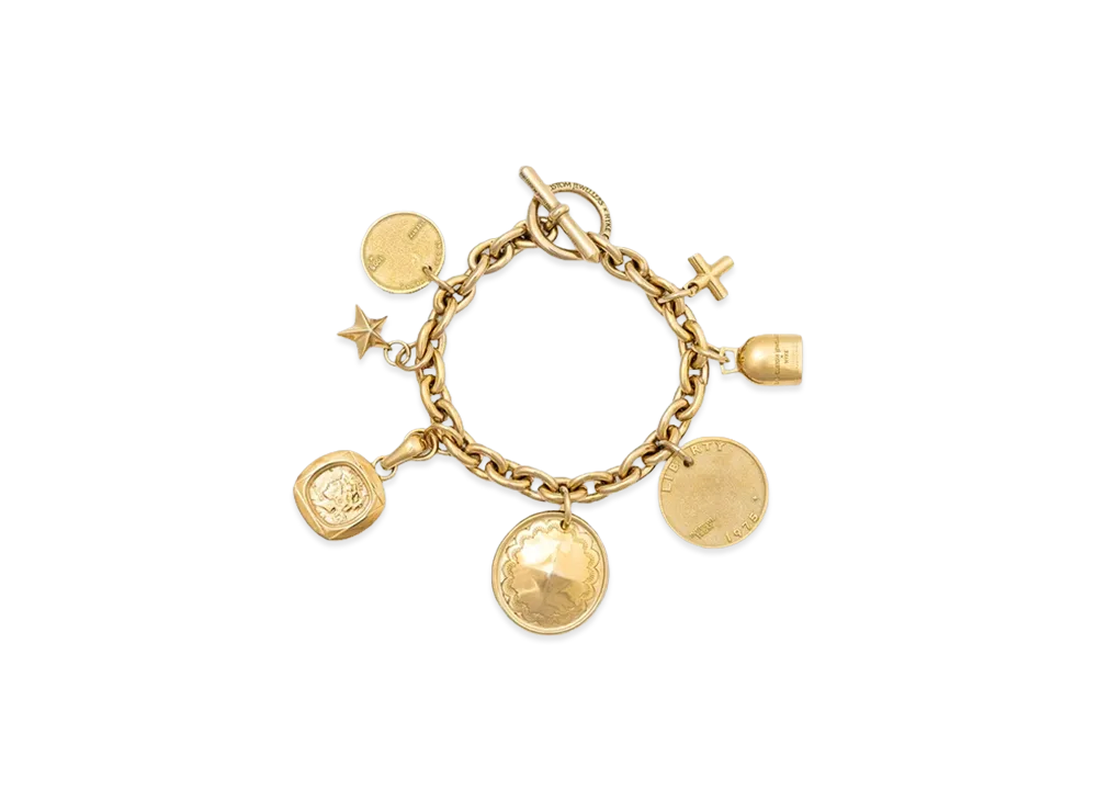 HYKE x END CUSTOM JEWELLERS Women's Multi Charm Bracelet "Gold"